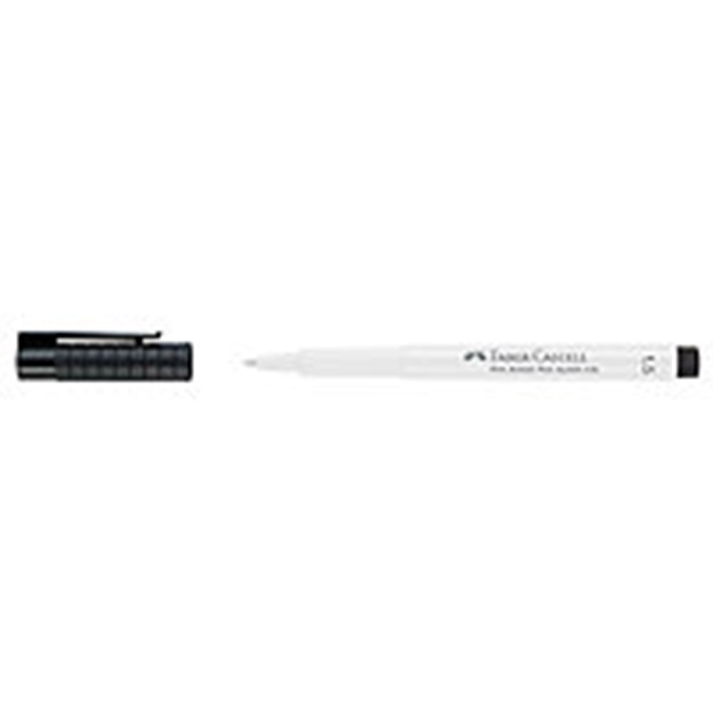 Faber-Castell, White, Markers, Art & School, Pitt Artist, 1.5mm, Bullet Nib, 328836